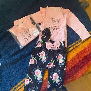 Big Sister/Little Sister matching outfits